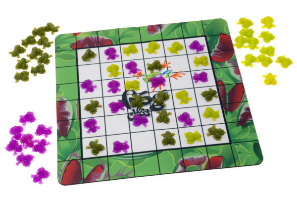 Frog Chess can be played with 3 players.